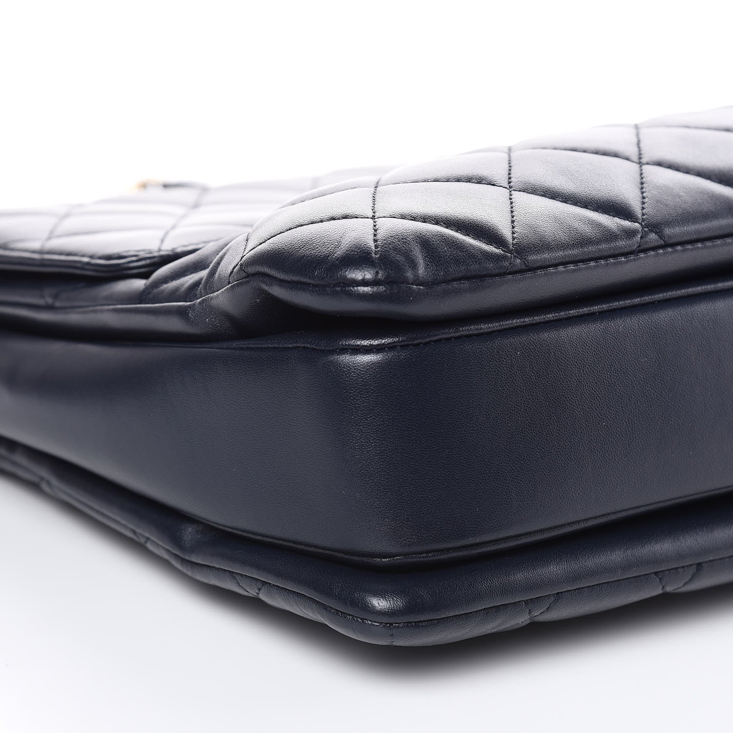 Chanel Lambskin Quilted Large Trendy CC Dual Handle Flap Bag Navy 8 of 17