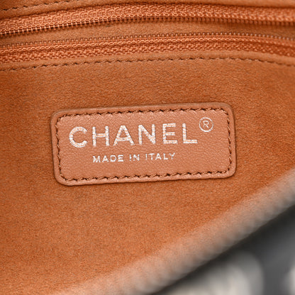 Chanel Cotton Quilted Paris Dallas Medium Bandana Flap Blue 5 of 11