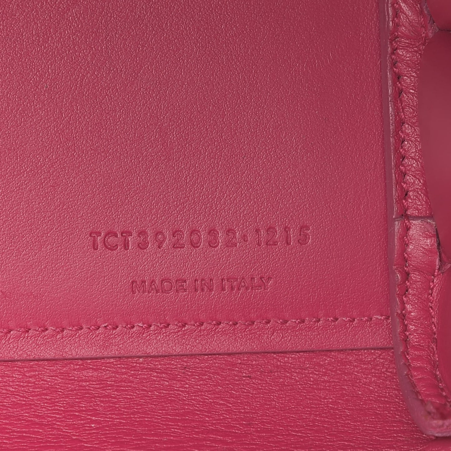 Grained Calfskin Baby Sac De Jour Lipstick Fuchsia