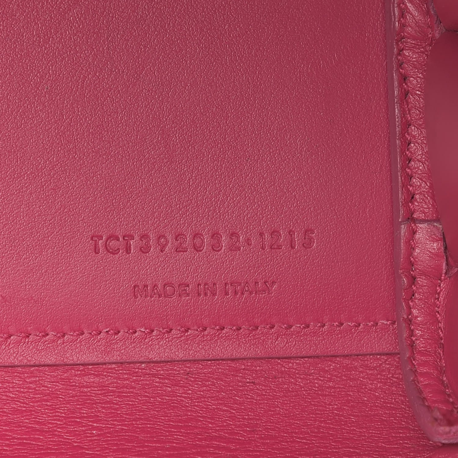 Saint Laurent Grained Calfskin Baby Sac De Jour Lipstick Fuchsia 9 of 15
