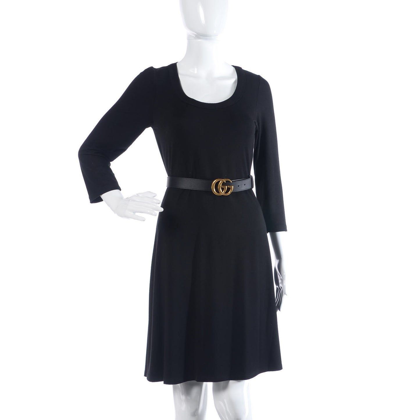 Calfskin Double G 30mm Belt 85 34 Black
