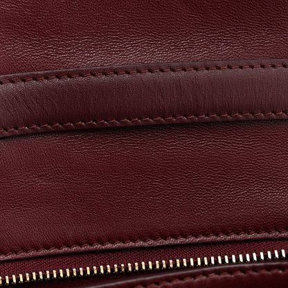 Celine Box Calfskin Small Classic Box Flap Bag Burgundy 9 of 11
