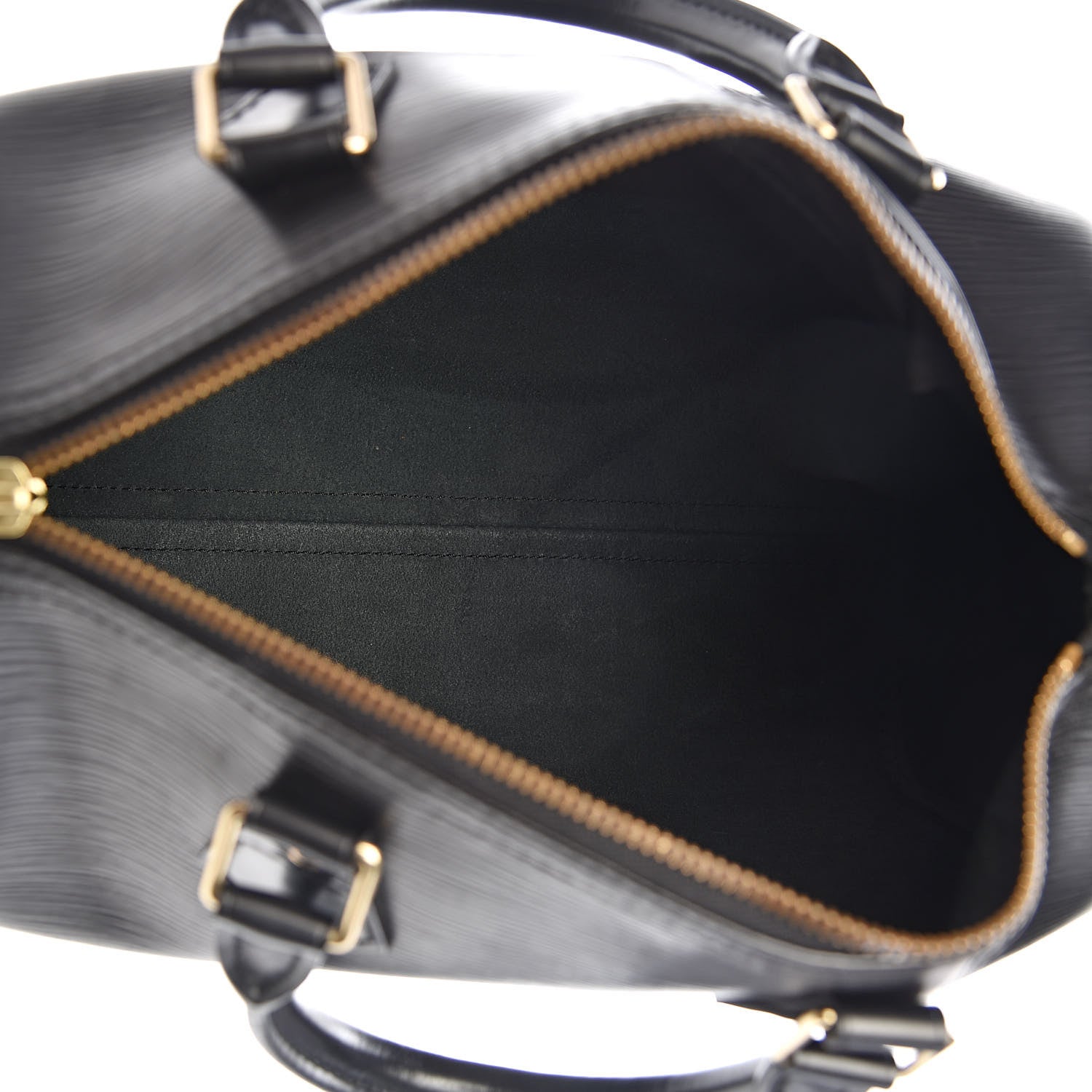 Louis Vuitton Epi Speedy 25 Black 5 of 12