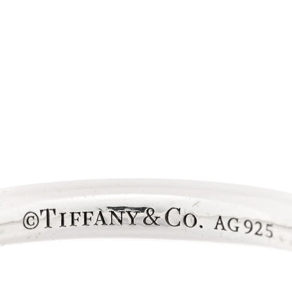 Tiffany Sterling Silver Return to Tiffany Round Charm Ring 57 8 4 of 4