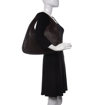 Bottega Veneta Nappa Intrecciato Large Veneta Hobo Ebano 2 of 10