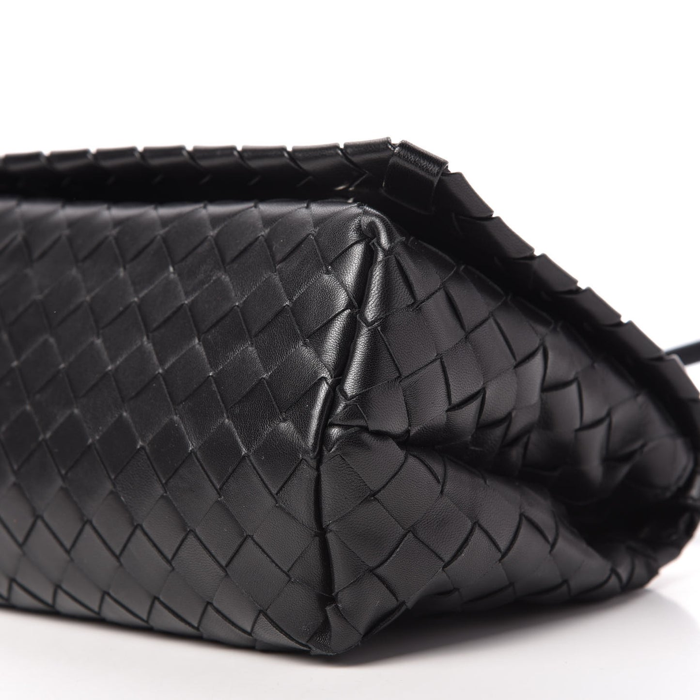 Nappa Intrecciato Crossbody Black