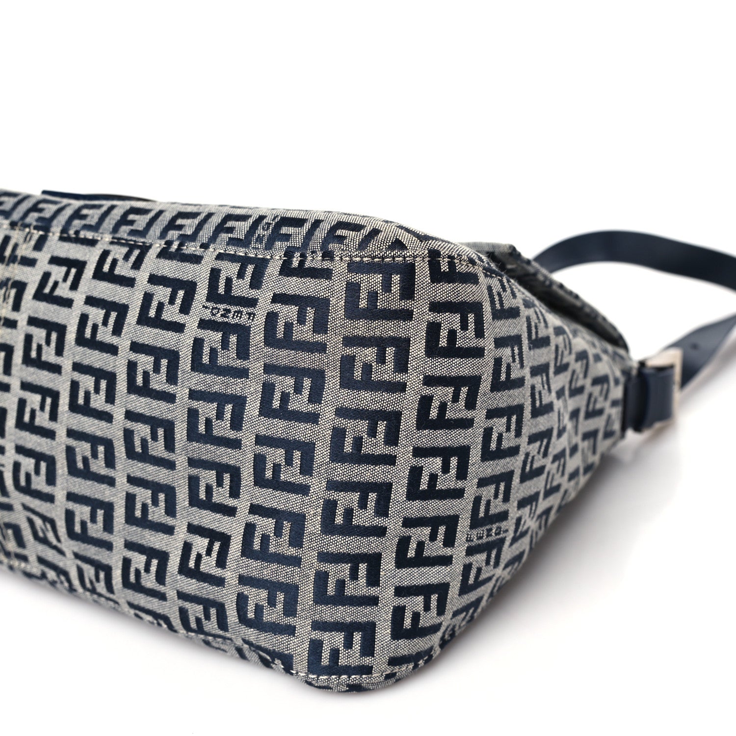 Fendi Zucchino Mama Baguette Navy 9 of 9