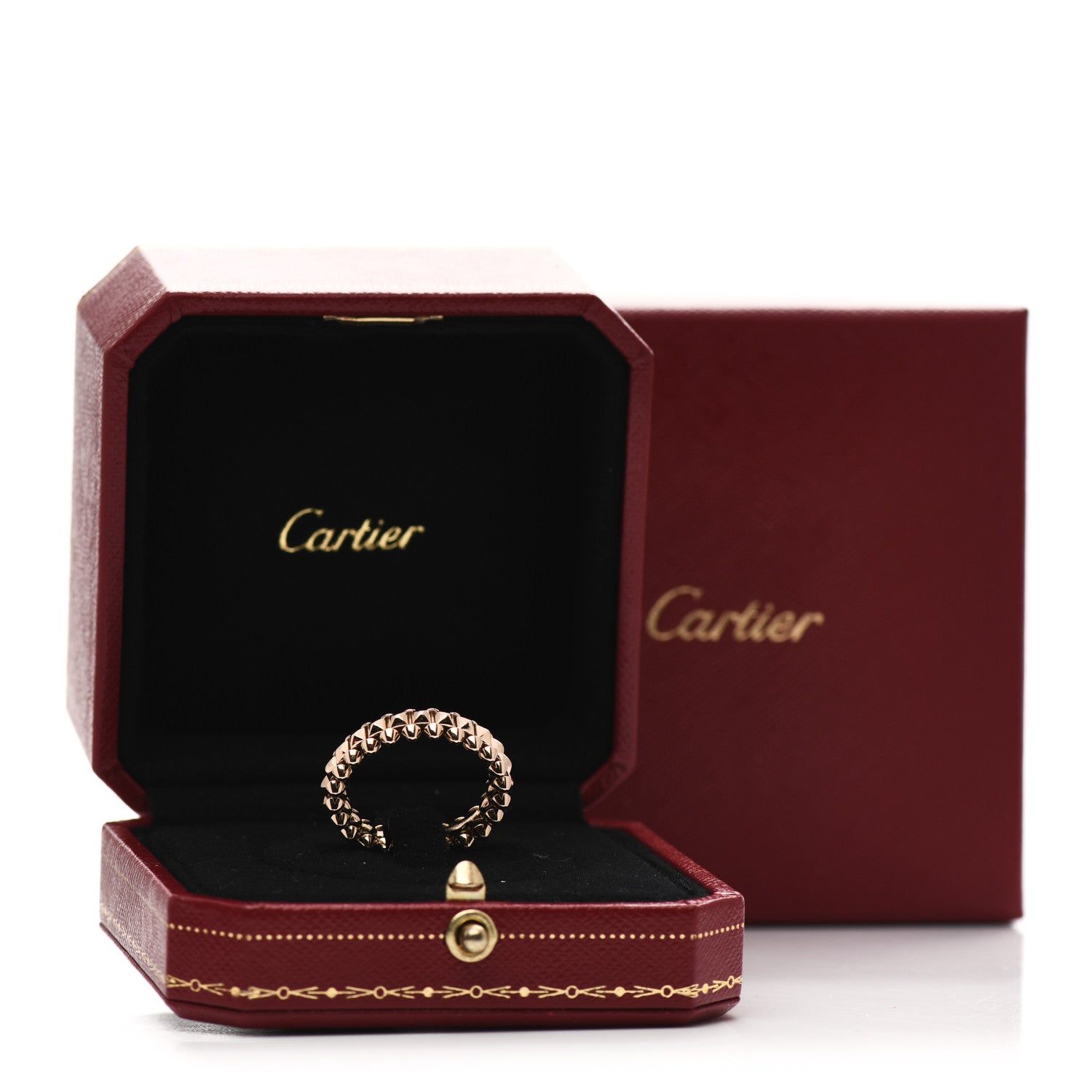 Cartier 18K Pink Gold SM Clash De Cartier Ring 58 8.25 5 of 5