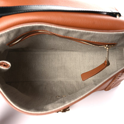 Chloe Grained Calfskin Medium Penelope Shoulder Bag Caramel 4 of 9