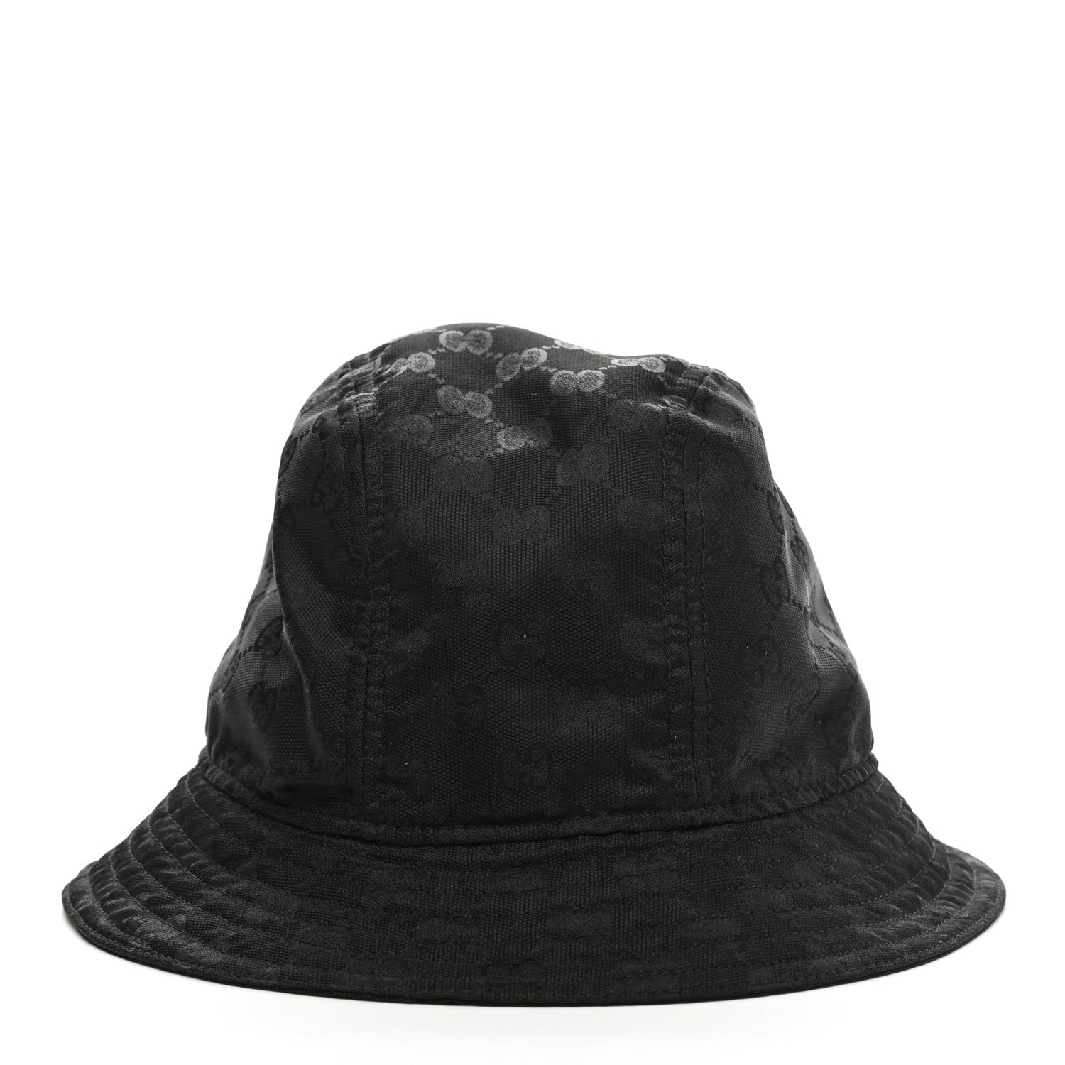 Gucci Nylon Monogram Bucket Hat XL Black 6 of 10