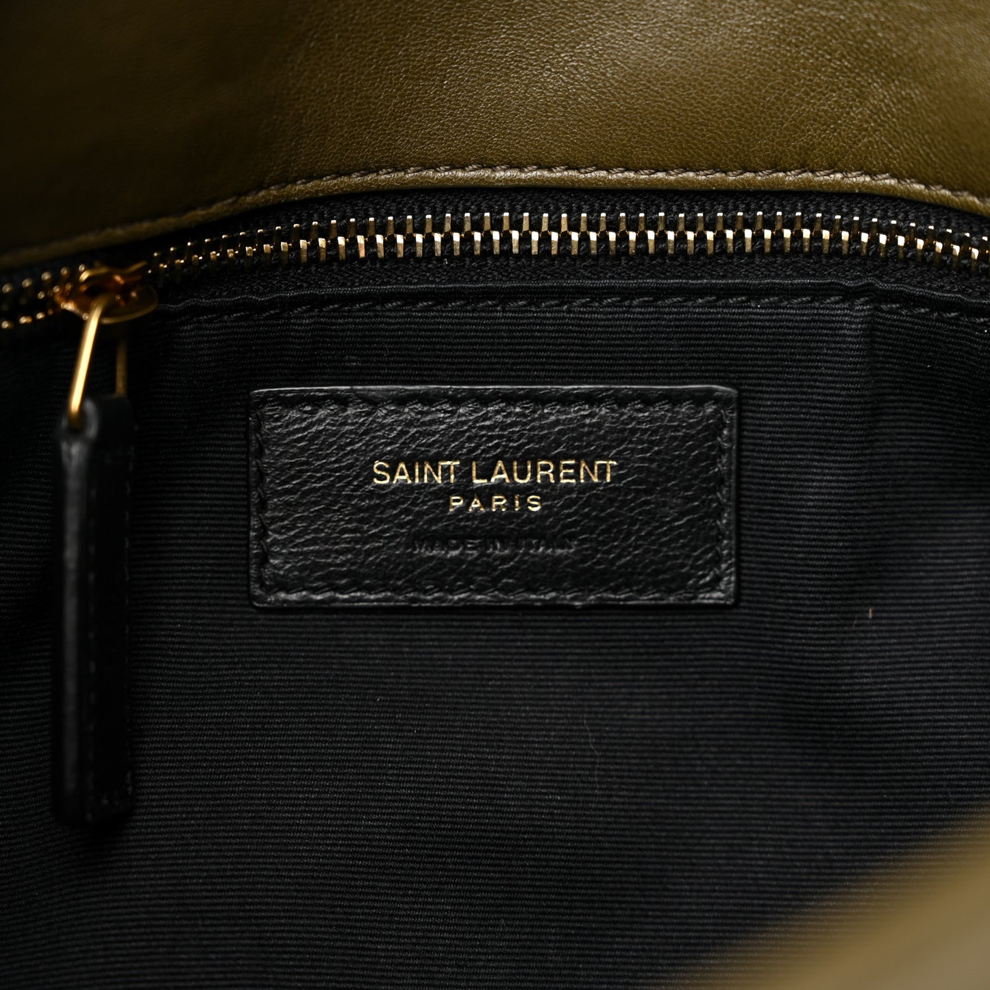 Lambskin Quilted Medium Loulou Puffer Monogram Chain Satchel Seaweed