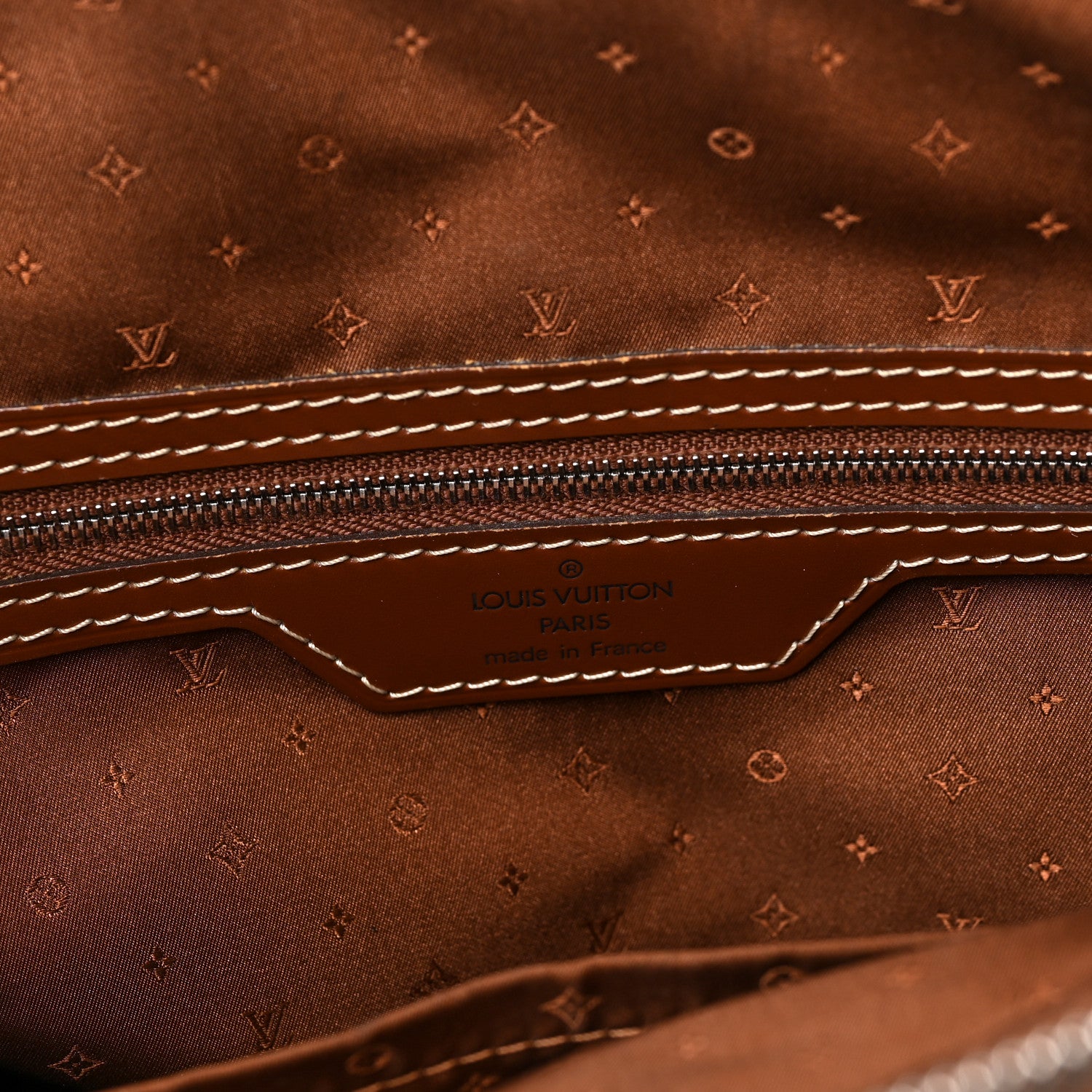 Louis Vuitton Suhali Lockit MM Sienne 6 of 8