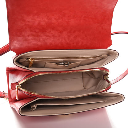 Dolce & Gabbana Calfskin Lucia Top Handle Tote Red 6 of 8