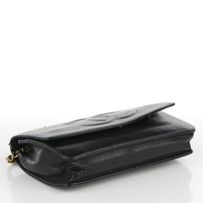 Chanel Caviar Timeless CC Wallet On Chain WOC Black 4 of 15