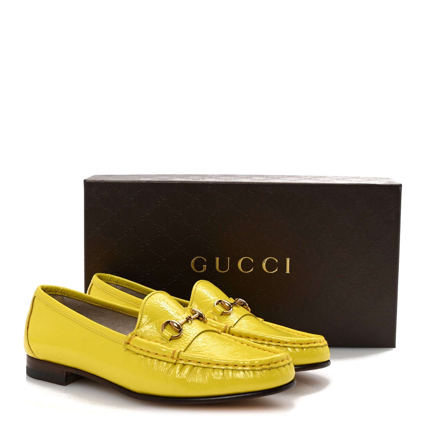 Vernice Naplack Womens 1953 Horsebit Loafers 36.5 Acid Lime