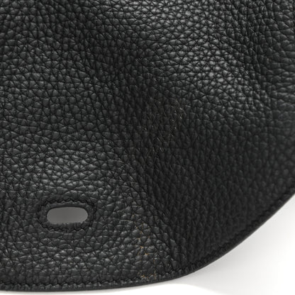 Hermes Taurillon Clemence Lindy 30 Black 9 of 10