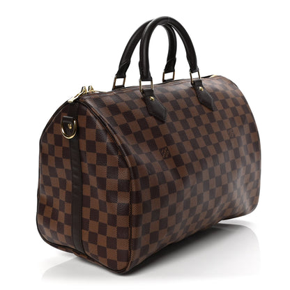 Louis Vuitton Damier Ebene Speedy Bandouliere 35 3 of 7