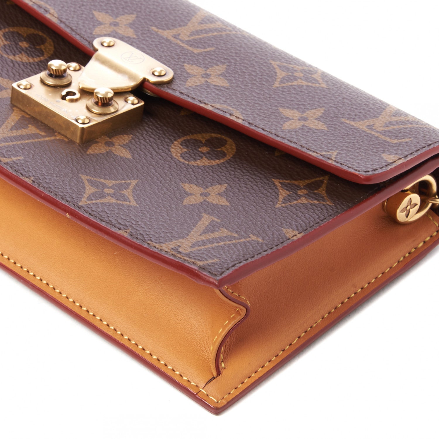 Louis Vuitton Monogram S Lock Belt Pouch MM 5 of 9