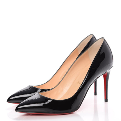 Christian Louboutin Patent Pigalle Follies 85 Pumps 37.5 Black 3 of 8