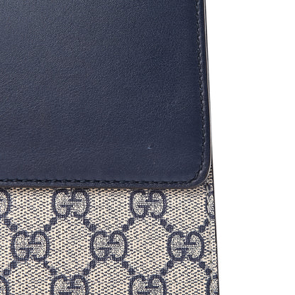 Gucci GG Supreme Monogram Calfskin Medium Padlock Shoulder Bag Beige Blue Mystic White Hibiscus Red 17 of 17