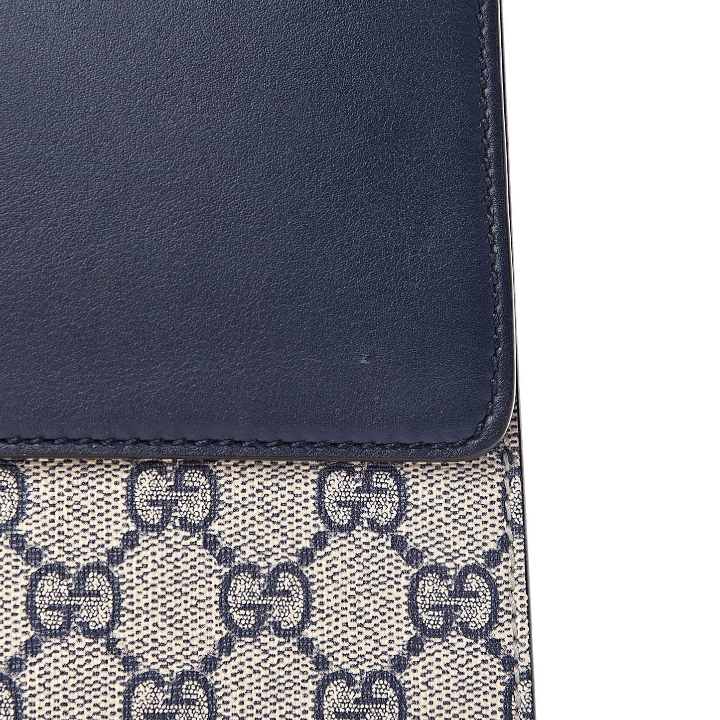 GG Supreme Monogram Calfskin Medium Padlock Shoulder Bag Beige Blue Mystic White Hibiscus Red