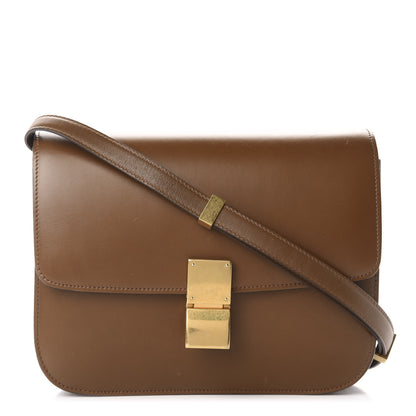 Celine Box Calfskin Medium Classic Box Flap Bag Camel 1 of 11