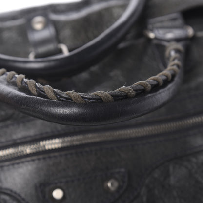 Balenciaga Agneau Classic Hardware Small Squash Duffel Bag Anthracite 24 of 24