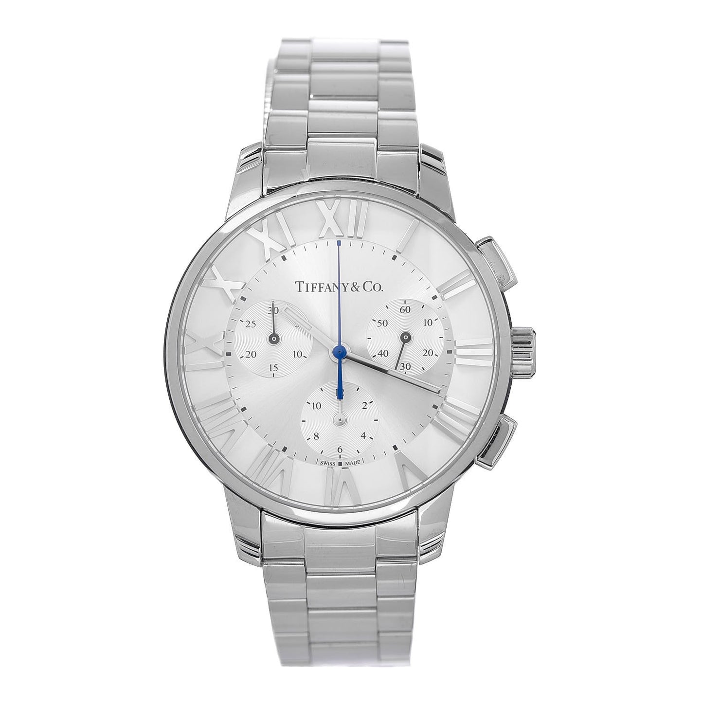 Stainless Steel 36mm Atlas Chronograph Quartz Watch