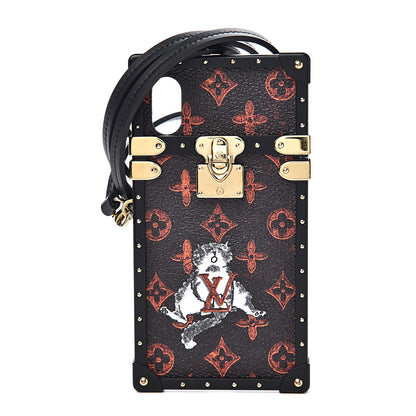 Louis Vuitton Catogram Eye-Trunk iPhone X/XS Case Marron 1 of 8