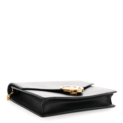 Fendi Vitello Cruise F is Fendi Medium Envelope Wallet on Chain Black 4 of 8