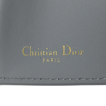 Christian Dior Calfskin 30 Montaigne Lotus Wallet Gray 6 of 6