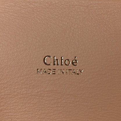 Chloe Calfskin Lizard Embossed Small Aby Lock Delicate Pink 6 of 9