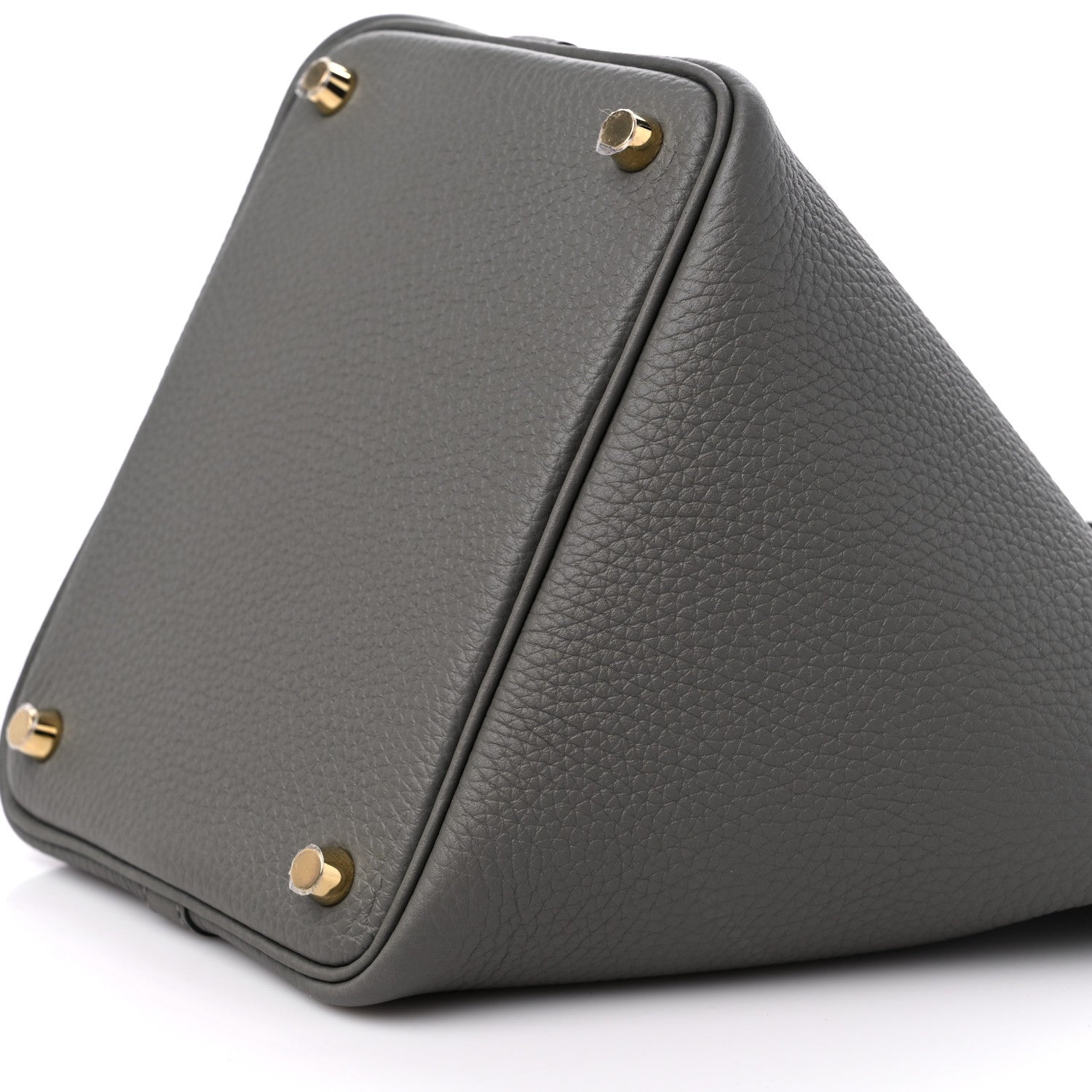 Hermes Taurillon Clemence Picotin Lock 18 PM Gris Meyer 9 of 10