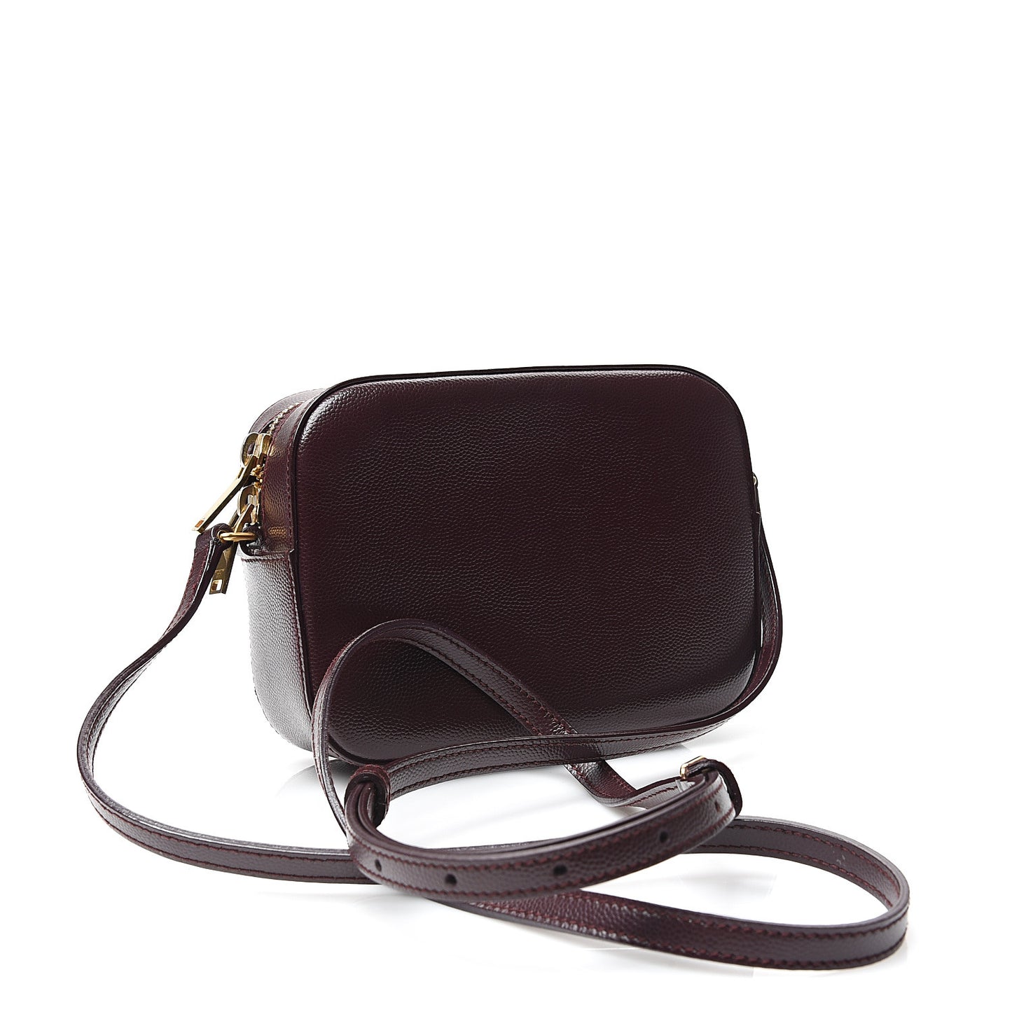 Grain De Poudre Small Classic Monogram Camera Bag Burgundy