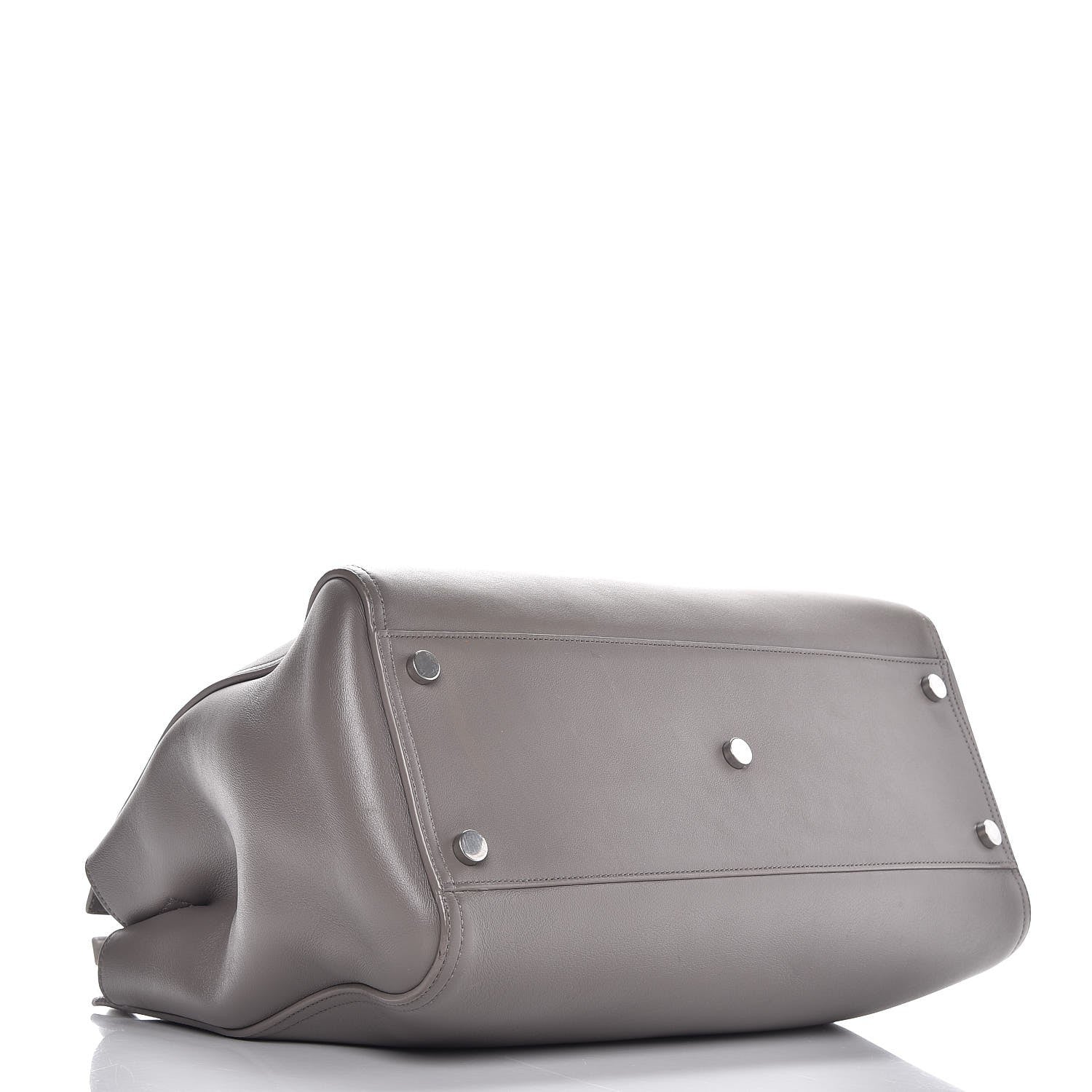 Saint Laurent Calfskin Medium Amber Tote Fog 4 of 8