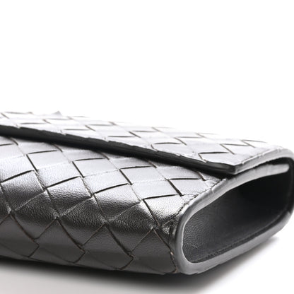 Bottega Veneta Nappa Intrecciato Long Andiamo Top Handle Clutch Fondant 9 of 9