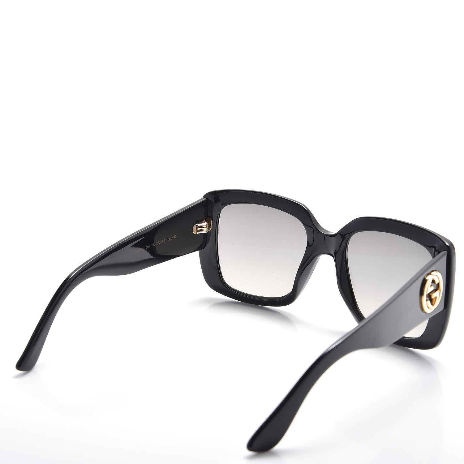 Gucci Square Optyl GG0141 Sunglasses Black 4 of 8