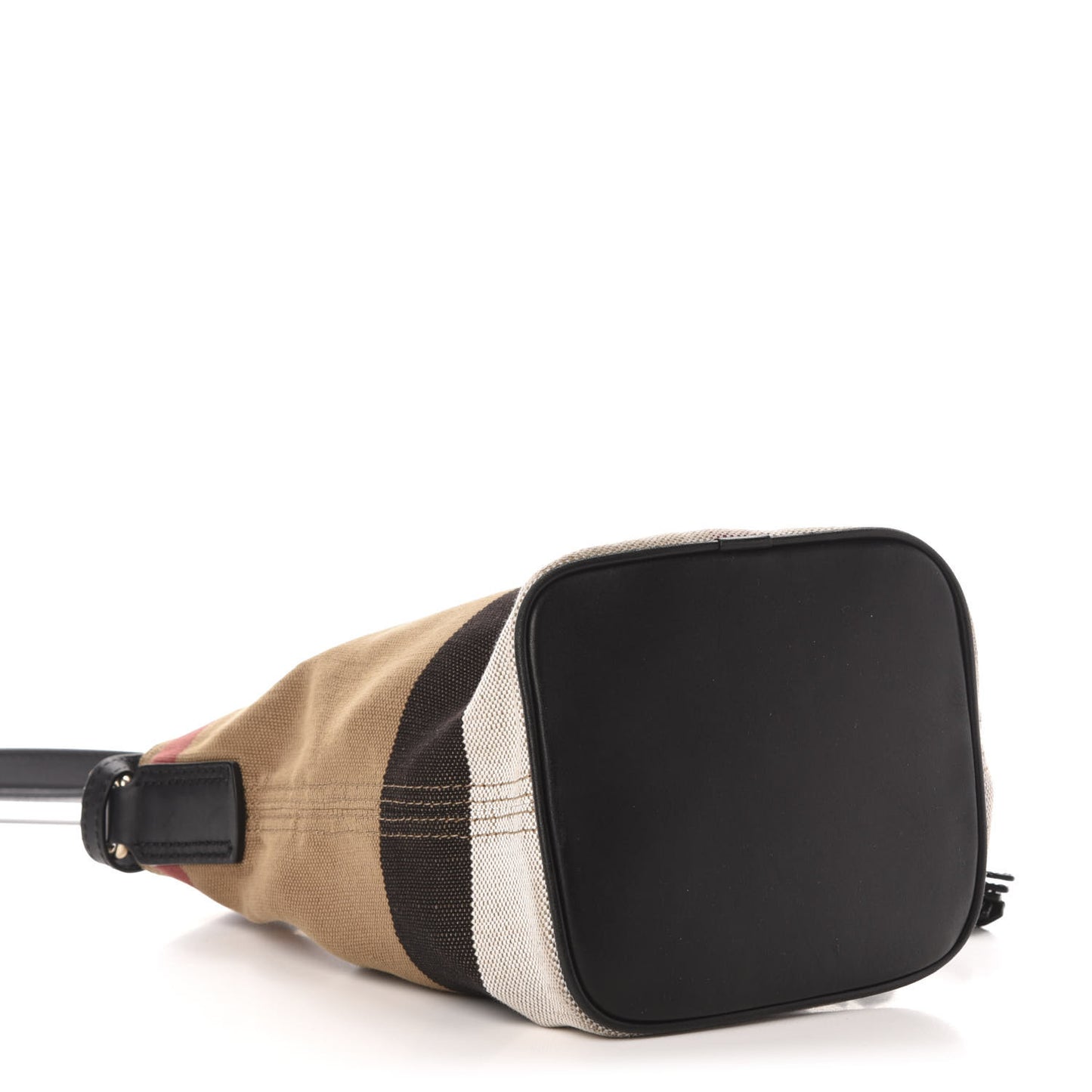 Canvas Mega Check Mini Ashby Tassel Crossbody Black