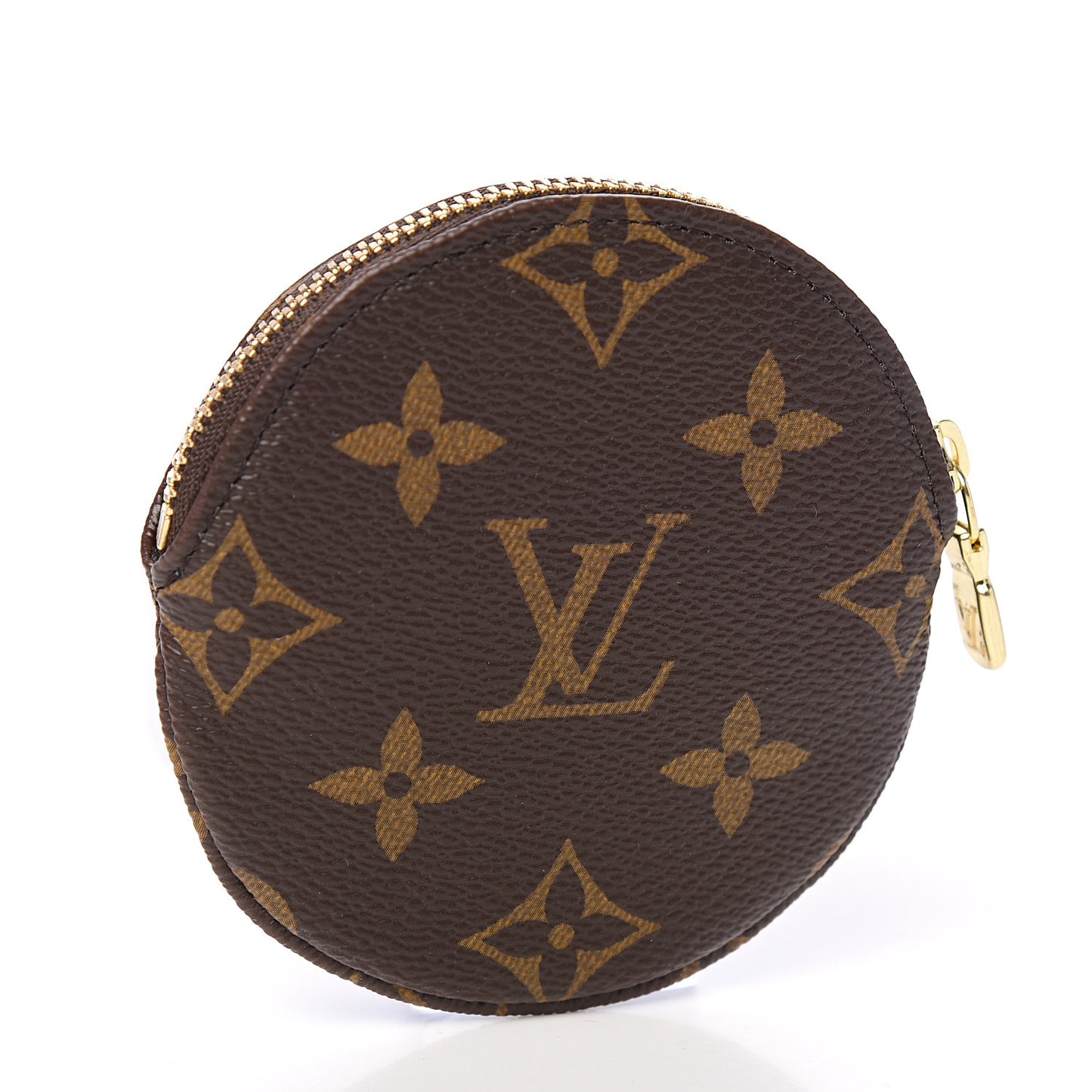 Monogram 2019 Christmas Animation Round Coin Purse Blue