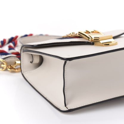 Gucci Calfskin Mini Sylvie Top Handle Bag White 7 of 17