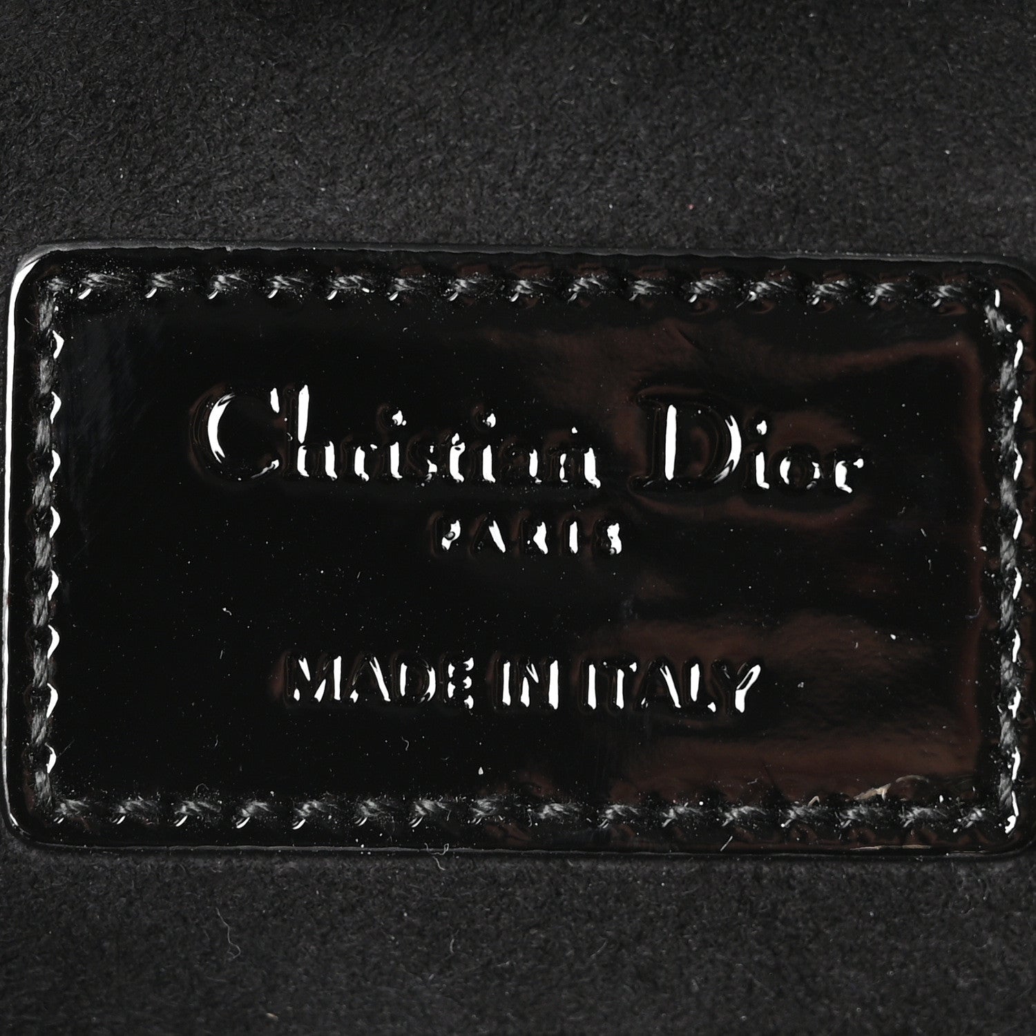 Christian Dior Patent Cannage Small Lady D-Joy Black 1806497