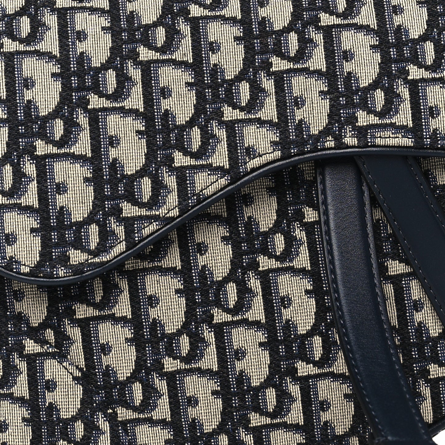 Oblique Saddle Bag Blue