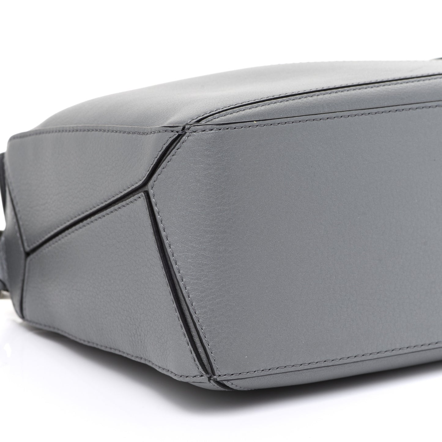 Calfskin Small Puzzle Bag Gunmetal