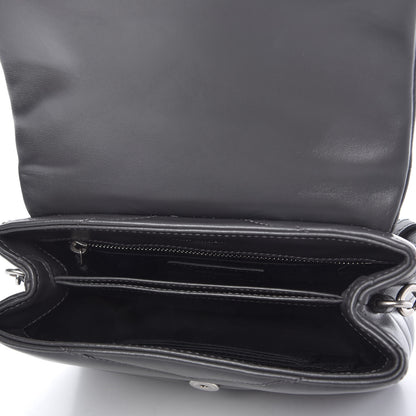 Saint Laurent Calfskin Y Quilted Monogram Toy Loulou Crossbody Bag Storm 5 of 10