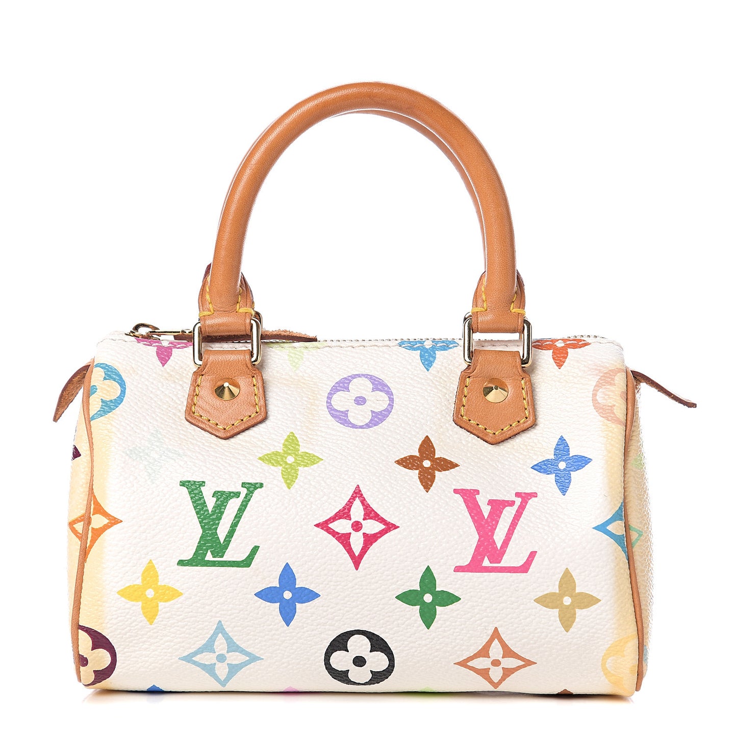 Monogram Multicolor Mini Sac HL Speedy White