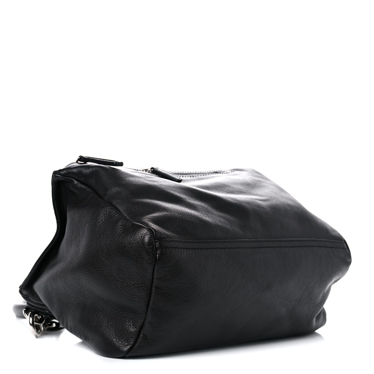 Givenchy Pebbled Calfskin Medium Pyramid Stud Pandora Dark Brown 4 of 15