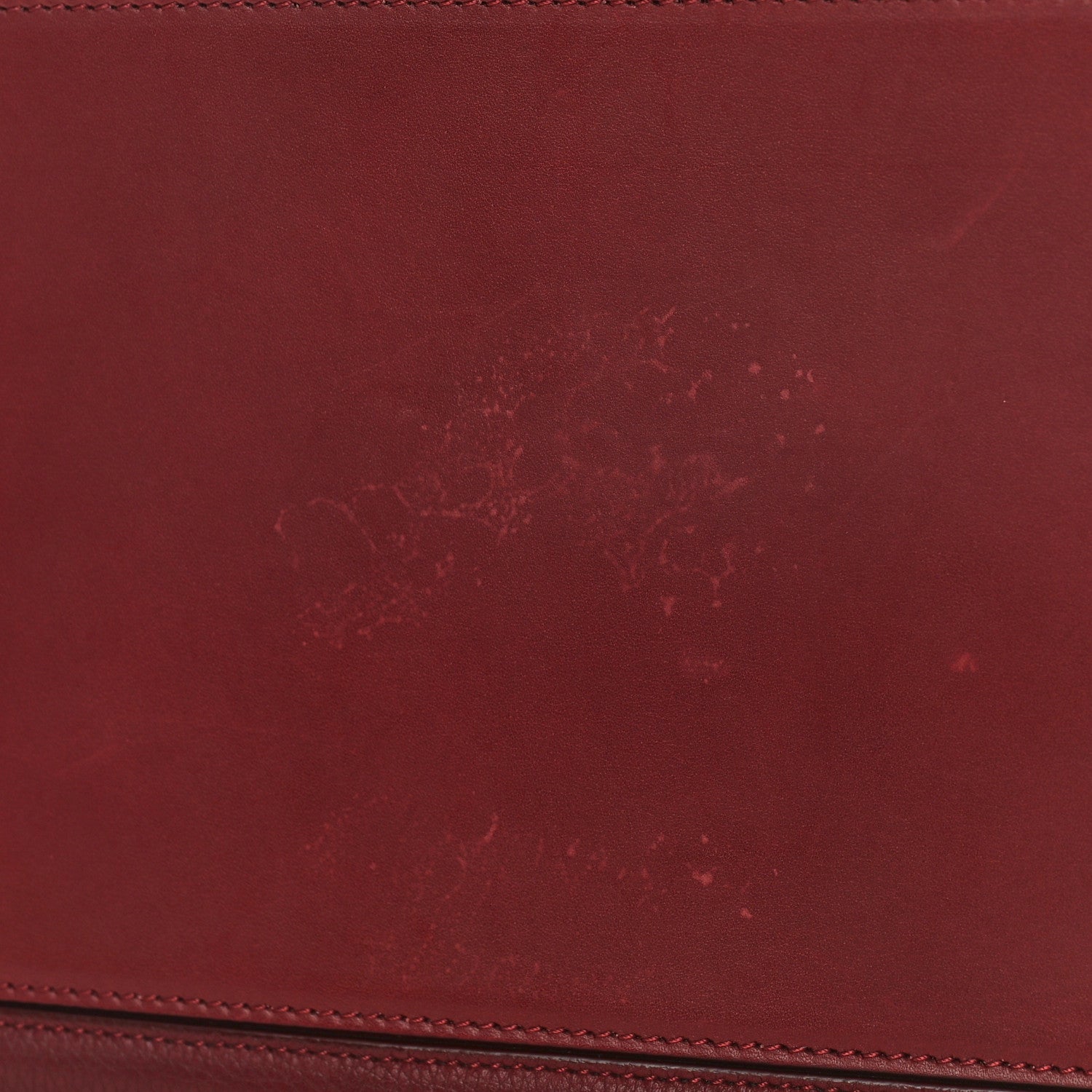 Celine Goatskin Smooth Calfskin Small Ring Bag Dark Ruby 8 of 14