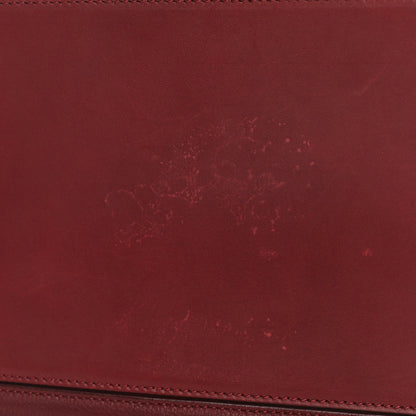 Celine Goatskin Smooth Calfskin Small Ring Bag Dark Ruby 8 of 14