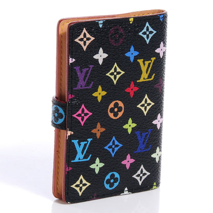 Louis Vuitton Monogram Multicolor Carnet de Bal Mini Agenda Cover Black 3 of 7
