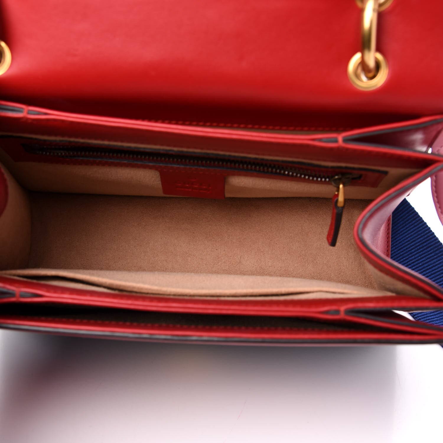 Gucci Calfskin Sylvie Web Small Queen Margaret Top Handle Bag Blue Agata Hibiscus Red Mystic White Sugar Pink 5 of 13